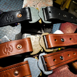 leather belt buckle