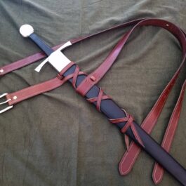 Integrated Sword Belt - Grommet's Leathercraft
