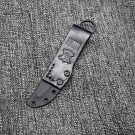 a leather strap with a cartoon character on it.