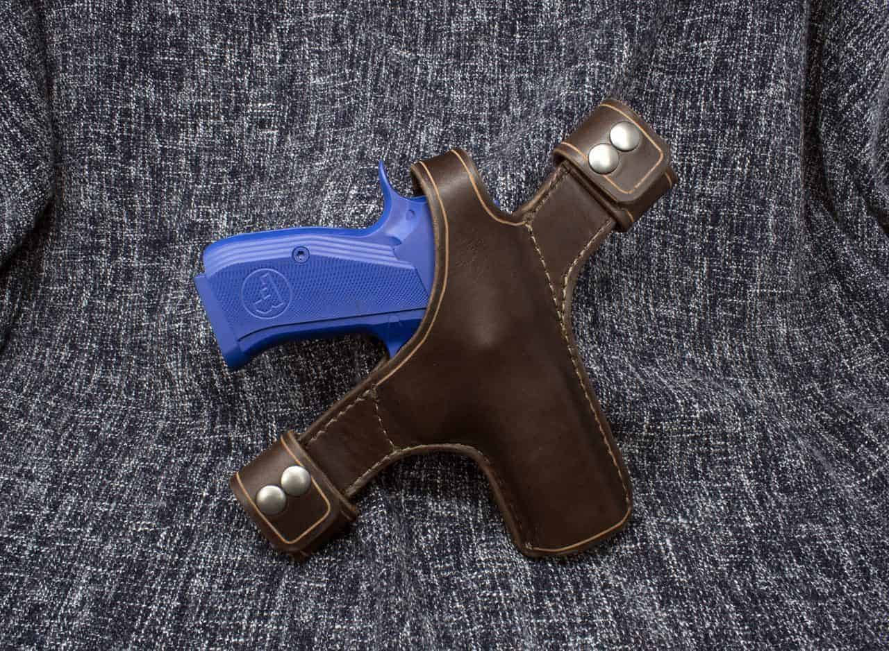 Details about   Leather Pancake OWB Holster for Glock 20 Handmade in the USA 