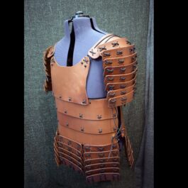 A Samurai Style Torso Armor is displayed on a mannequin.