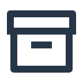 a black and blue square with the letter f on it.