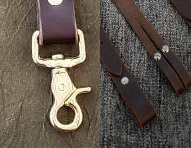 Handmade Leather Suspenders - Grommets Leathercraft - heavy duty bridle  leather suspenders available in several colors and hardware finishes